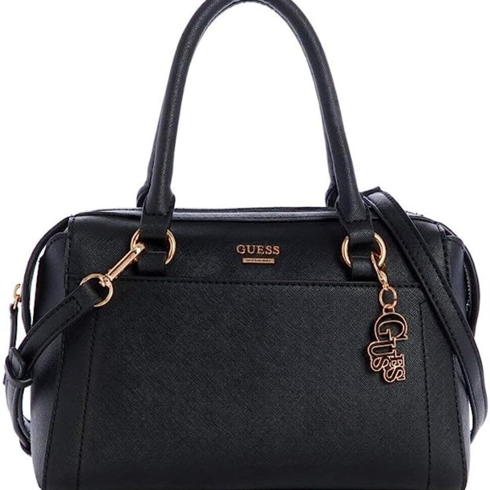 Guess Black Shoulder Bag w Crossbody Strap